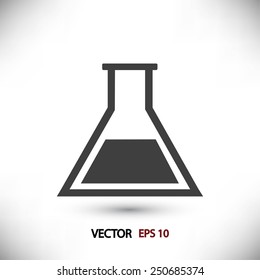 laboratory glass icon