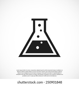 laboratory glass icon