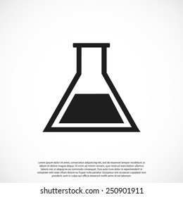 laboratory glass icon
