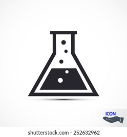 laboratory glass icon