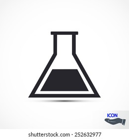 laboratory glass icon