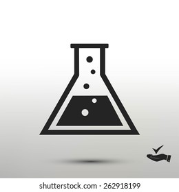 laboratory glass icon