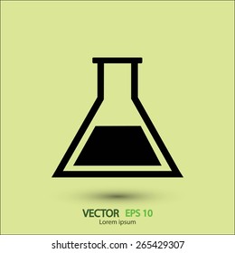laboratory glass icon