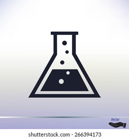laboratory glass icon