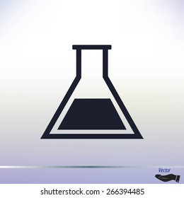 laboratory glass icon