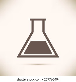laboratory glass icon