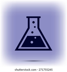 laboratory glass icon