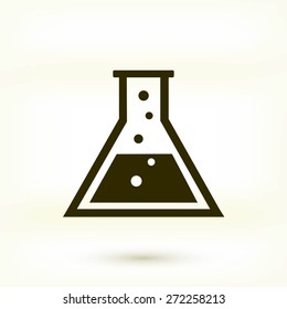 laboratory glass icon