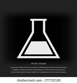 laboratory glass icon
