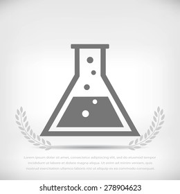 laboratory glass icon