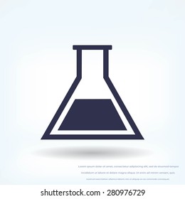 laboratory glass icon