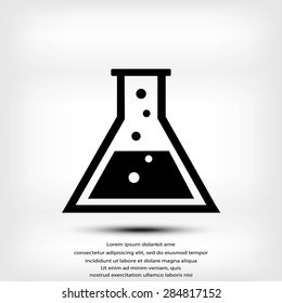 laboratory glass icon