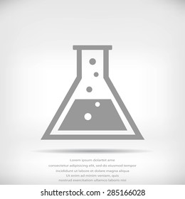laboratory glass icon