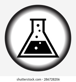 laboratory glass icon