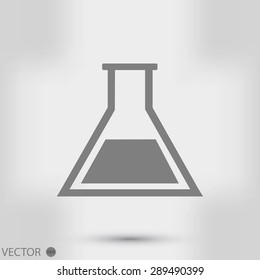 laboratory glass icon