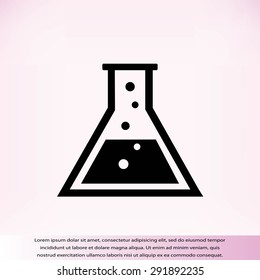 laboratory glass icon