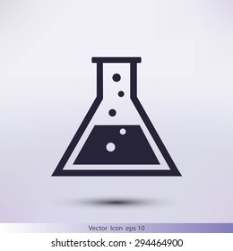 laboratory glass icon