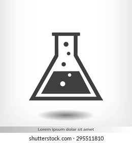 laboratory glass icon