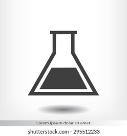 laboratory glass icon