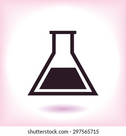 laboratory glass icon
