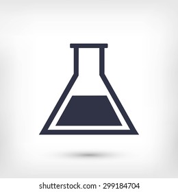 laboratory glass icon