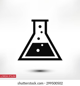 laboratory glass icon