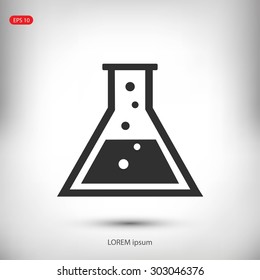 laboratory glass icon