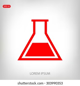 laboratory glass icon