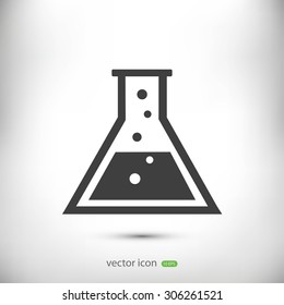 laboratory glass icon