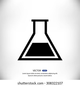 laboratory glass icon