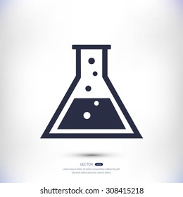 laboratory glass icon