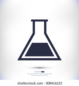 laboratory glass icon