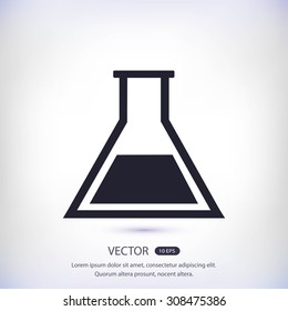 laboratory glass icon