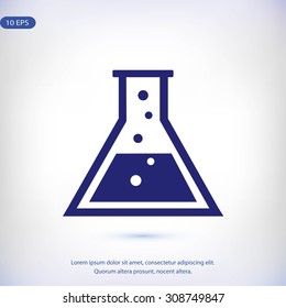 laboratory glass icon
