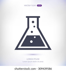 laboratory glass icon