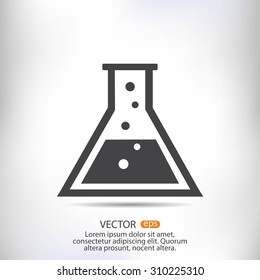 laboratory glass icon
