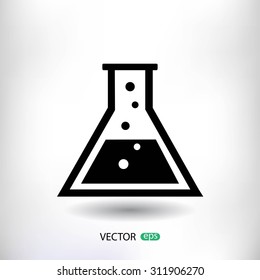 laboratory glass icon