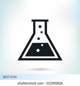 laboratory glass icon