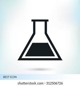 laboratory glass icon
