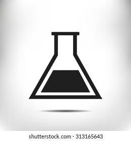 laboratory glass icon