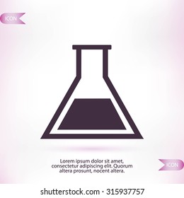 laboratory glass icon