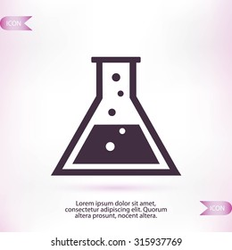 laboratory glass icon