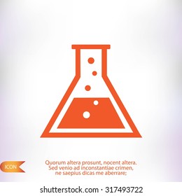 laboratory glass icon