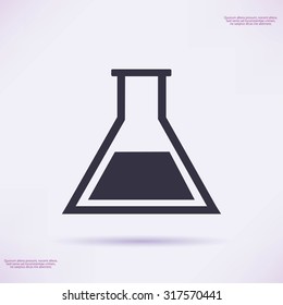 laboratory glass icon