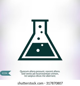 laboratory glass icon