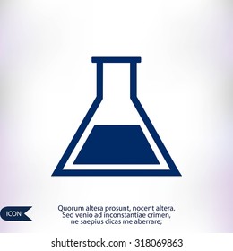 laboratory glass icon