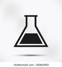 laboratory glass icon