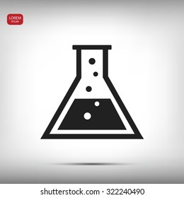 laboratory glass icon