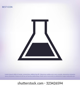 laboratory glass icon