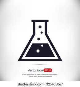 laboratory glass icon